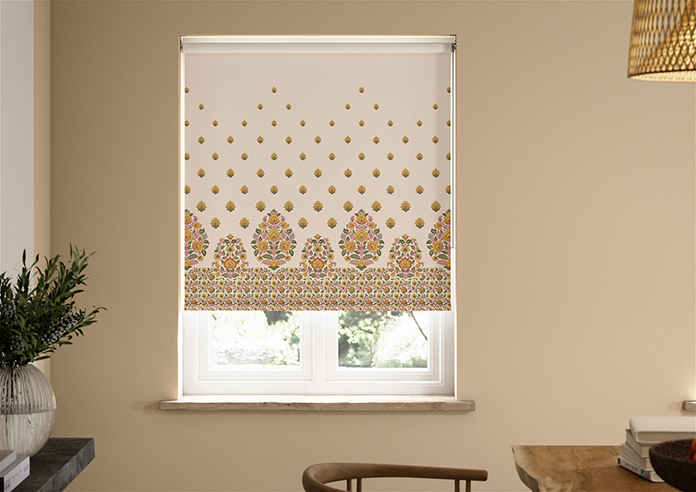 Petal & Block Nitara, Marigold - Twist & Fit Roller Blind - Image 3